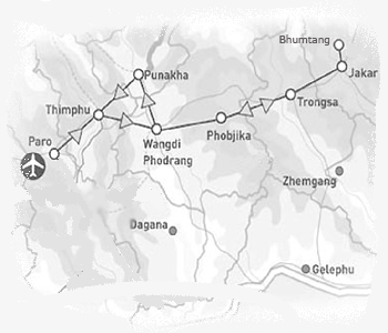 visiter bhoutan voir ville paro thimphu 